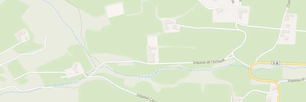 Plan du 2 Imp de l’Arriouet à Burg