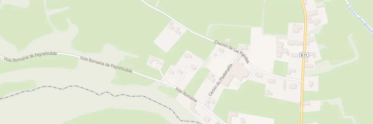 Plan du 726 Voie Romaine à Lutilhous