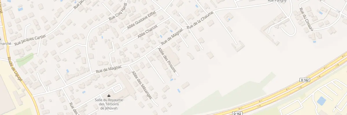 Plan du 7 Rue de Magnac à Saint-Benoît