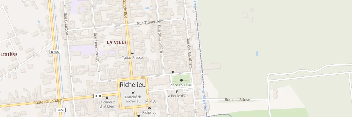 Plan du 11D Rue de la Galère à Richelieu