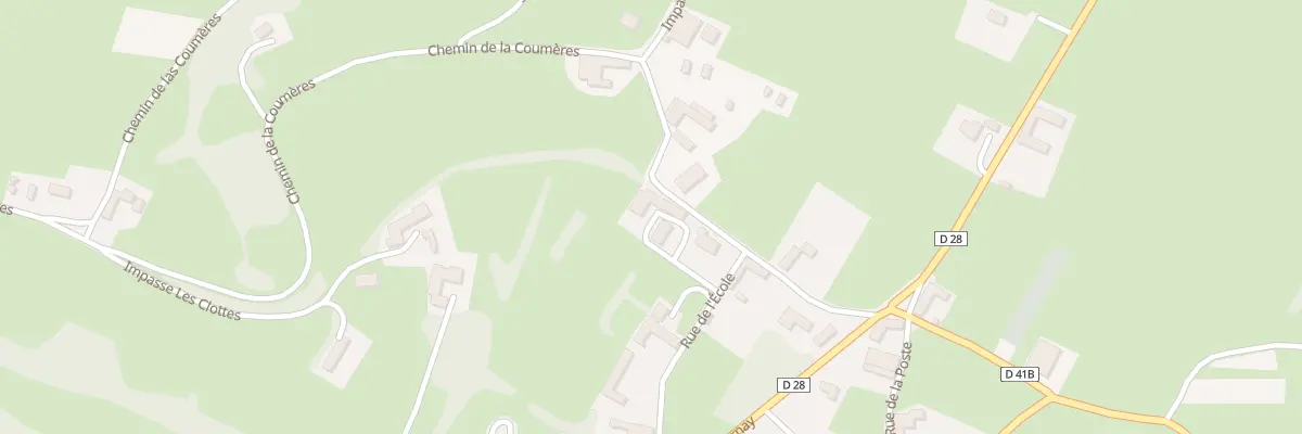 Plan du 13 Rue de l’École à Burg