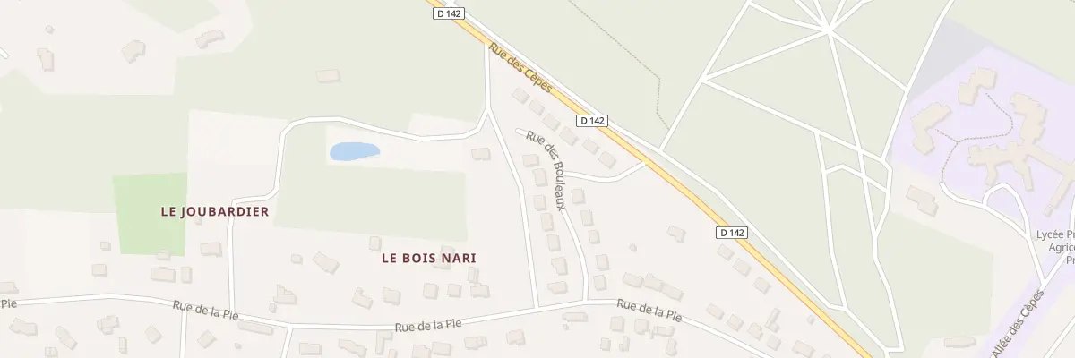 Plan du 12 Rue des bouleaux à Brette-les-Pins