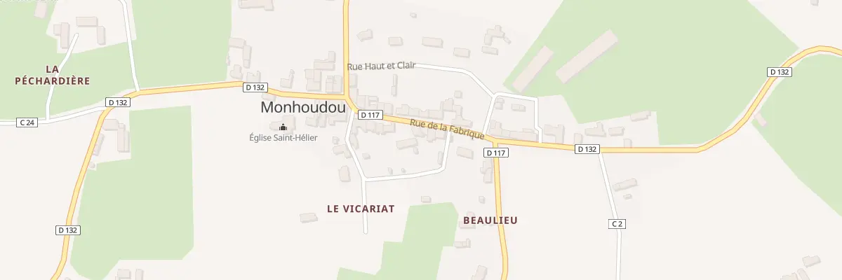 Plan du 12 Rue de la Fabrique à Monhoudou