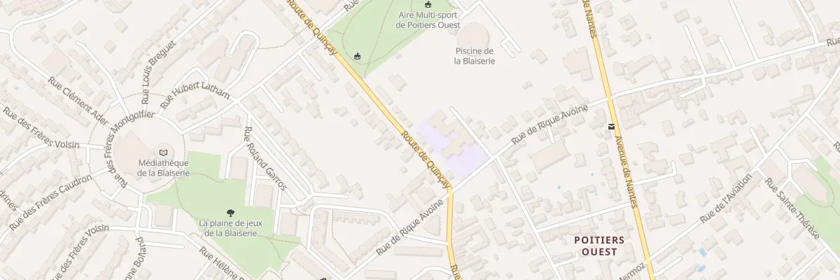 Plan du 74 Rue de Quincay à Poitiers