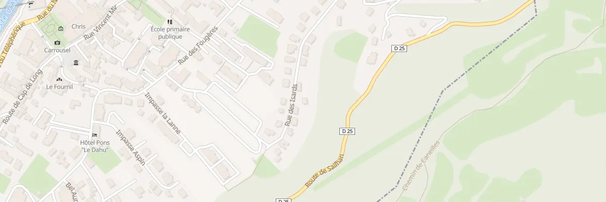 Plan du 15 Rue des Isards à Saint-Lary-Soulan