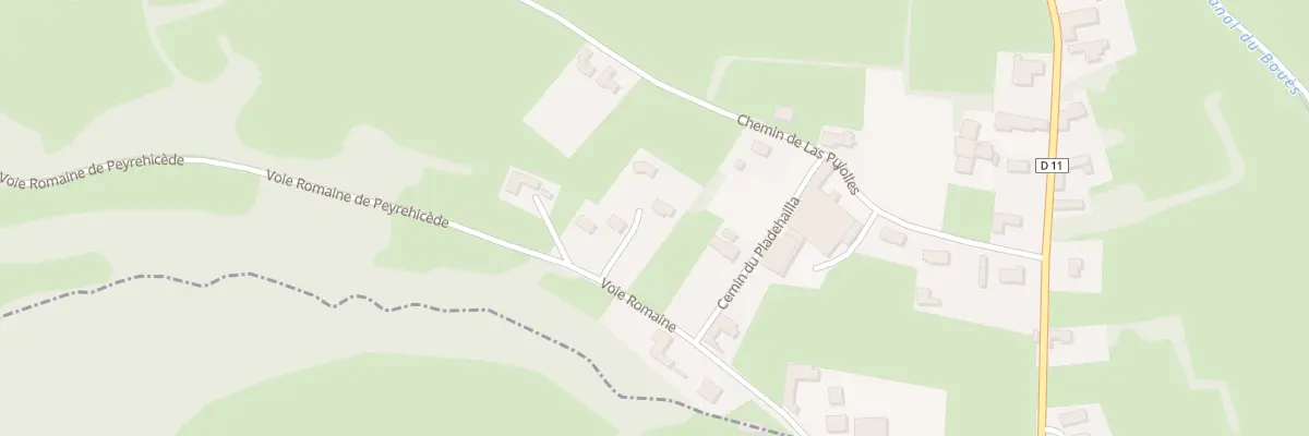 Plan du 716 Voie Romaine à Lutilhous