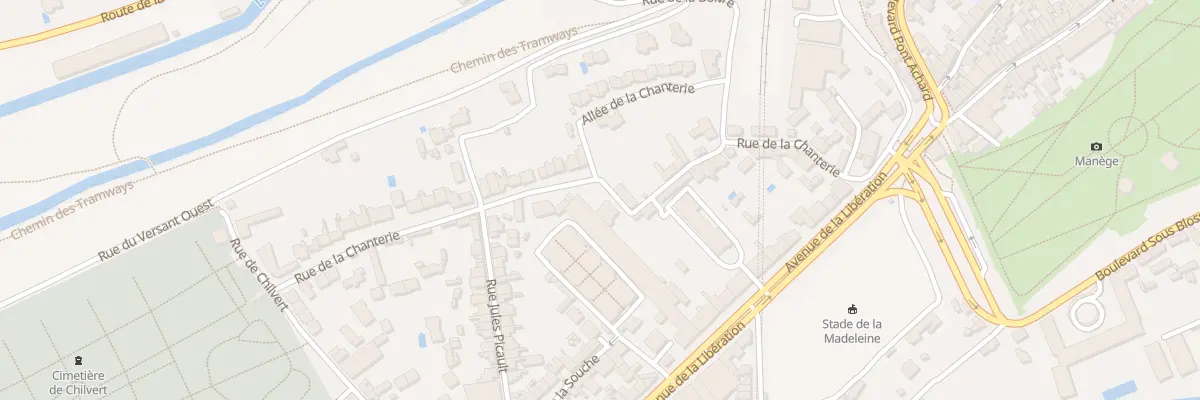 Plan du 47 Rue de la Chanterie à Poitiers