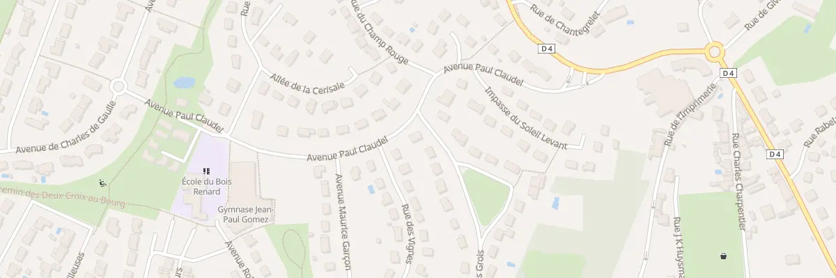 Plan du 23 Rue des Grois à Ligugé