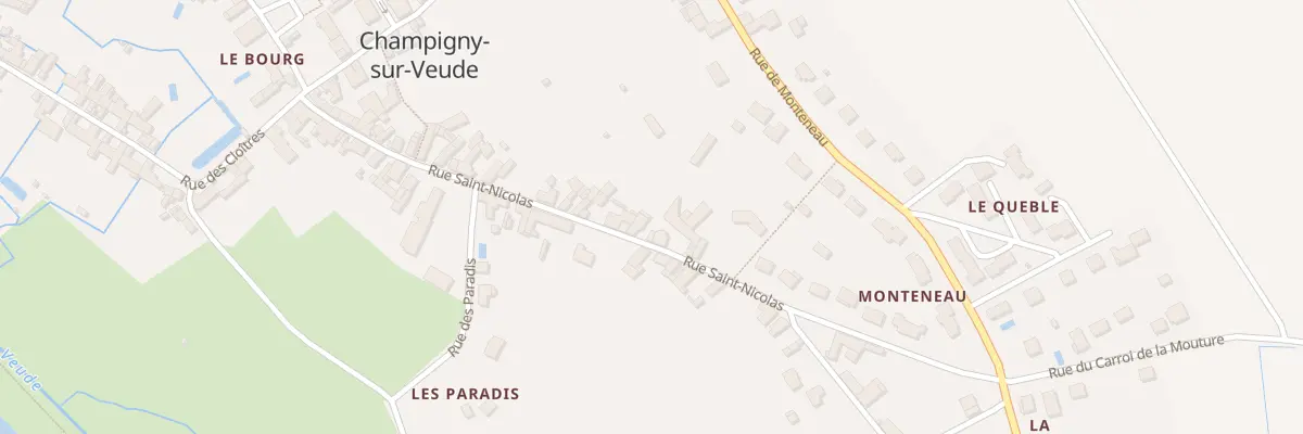 Plan du 24 Rue Saint-Nicolas à Champigny-sur-Veude