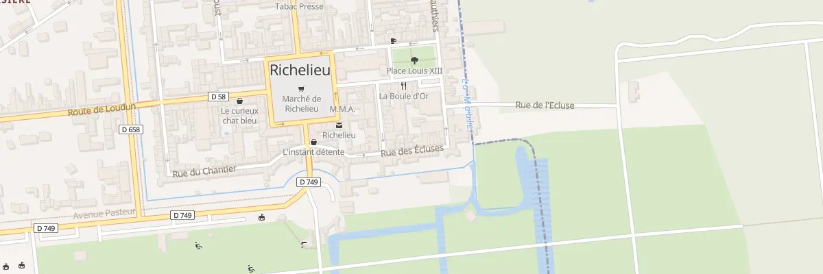 Plan du 12C Rue des Ecluses à Richelieu