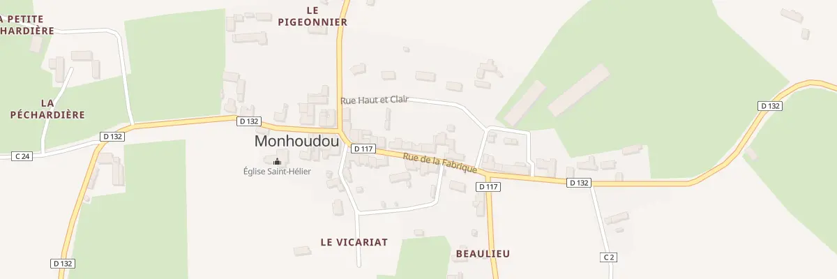 Plan du 13 Rue de la Fabrique à Monhoudou