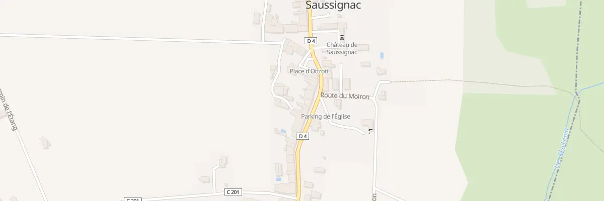 Plan du 161 Rue du Château à Saussignac