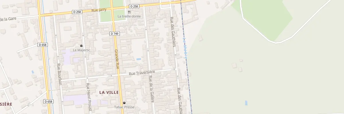 Plan du 36 Rue des Gauthiers à Richelieu