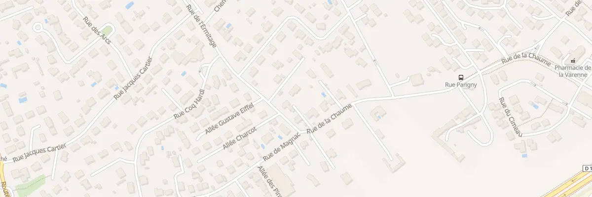 Plan du 1 Rue de la Chaume à Saint-Benoît