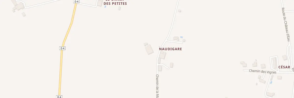 Plan du 15 Naudigare à Saussignac