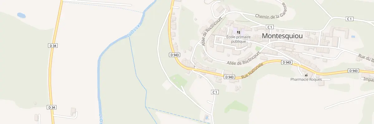 Plan du 3 Rue des Promeneurs à Montesquiou