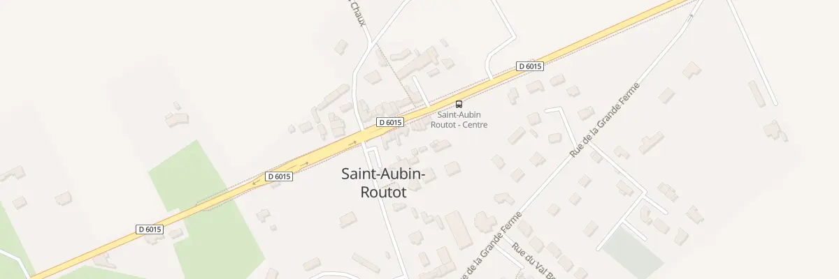 Plan du 34 Route Départementale 6015 à Saint-Aubin-Routot