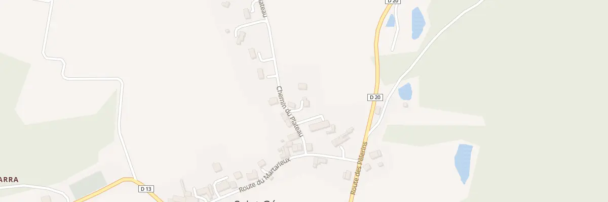 Plan du 22 Le Bourg Nord à Saint-Géry
