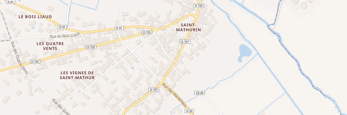 Plan du 20 Rue Leon Gambetta à Lencloître