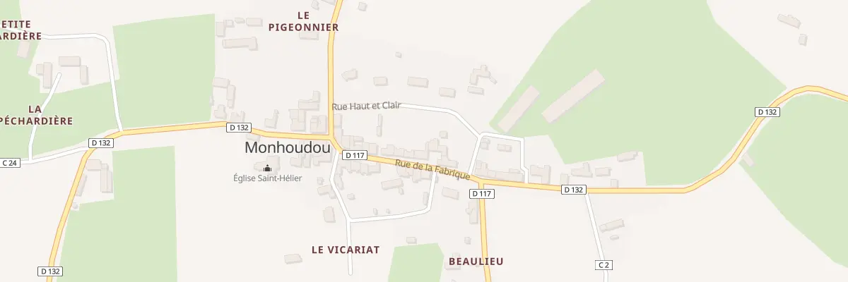 Plan du 15 Rue de la Fabrique à Monhoudou