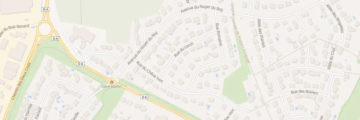 Plan du 6 Rue de Lorch à Ligugé