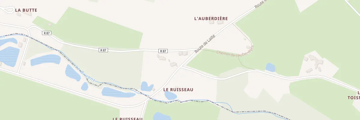 Plan du 5437 Le Ruisseau à Marigné-Laillé