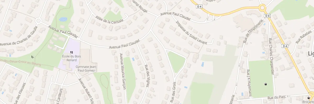 Plan du 19 Rue des Grois à Ligugé