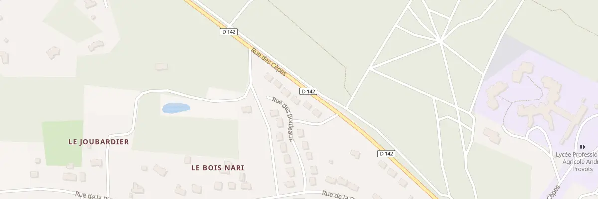 Plan du 22 Rue des bouleaux à Brette-les-Pins