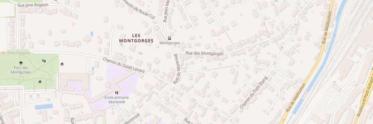 Plan du 69 Rue des Montgorges à Poitiers