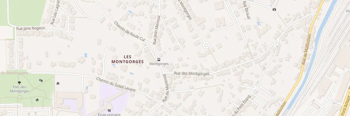 Plan du 58 Rue des Montgorges à Poitiers