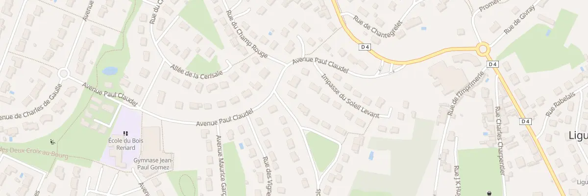 Plan du 44 Rue des Grois à Ligugé
