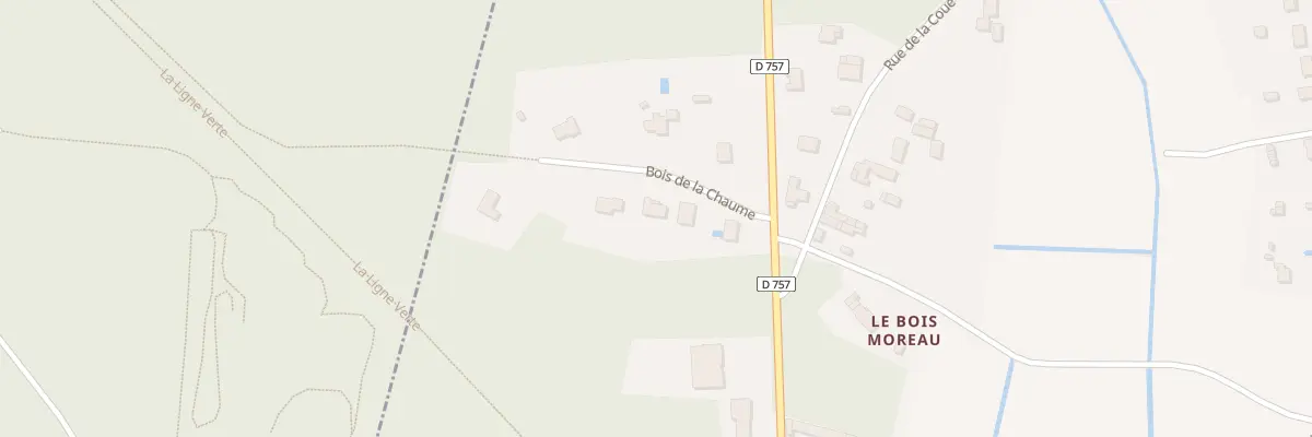 Plan du 3 Bois de la Chaume à Lencloître
