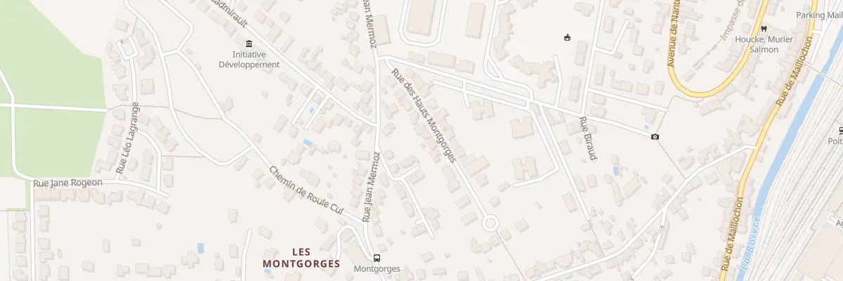 Plan du 10 Rue des hauts Montgorges à Poitiers