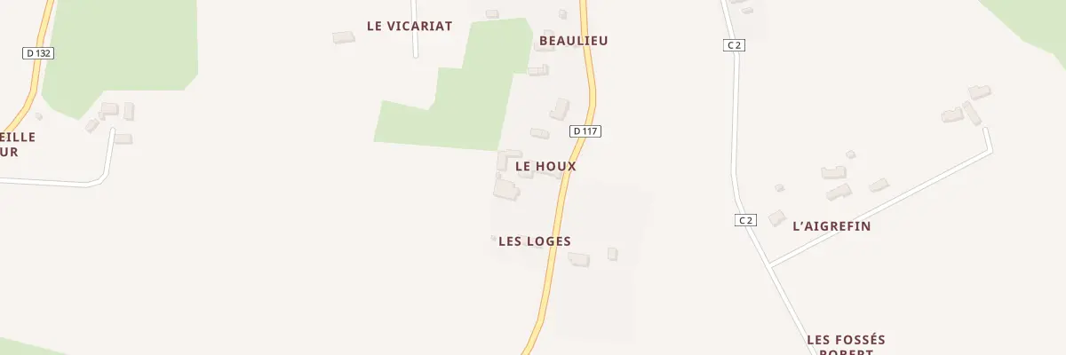Plan du 5002 Le Houx à Monhoudou