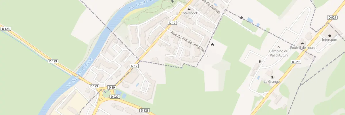 Plan du 6 Rue du Pre de Guignan à Vielle-Aure