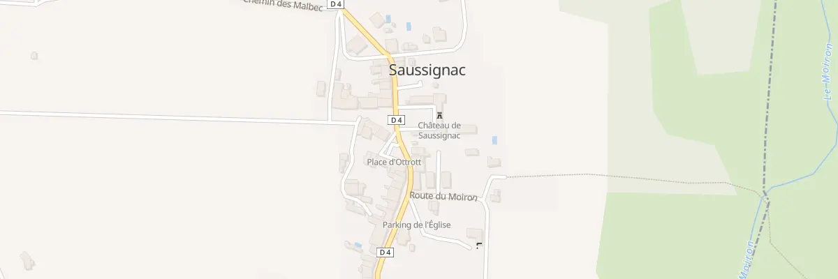 Plan du 134 Le Bourg à Saussignac