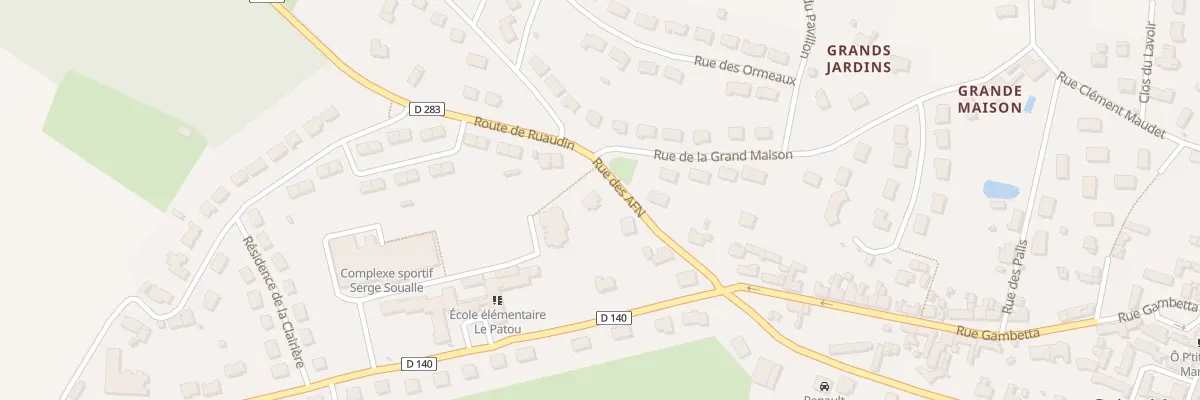 Plan du 3 Rue Anciens Combattants Afn à Saint-Mars-d’Outillé
