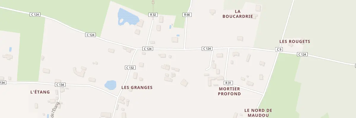 Plan du 632 Rte de la Boucardrie à Savigné-sur-Lathan