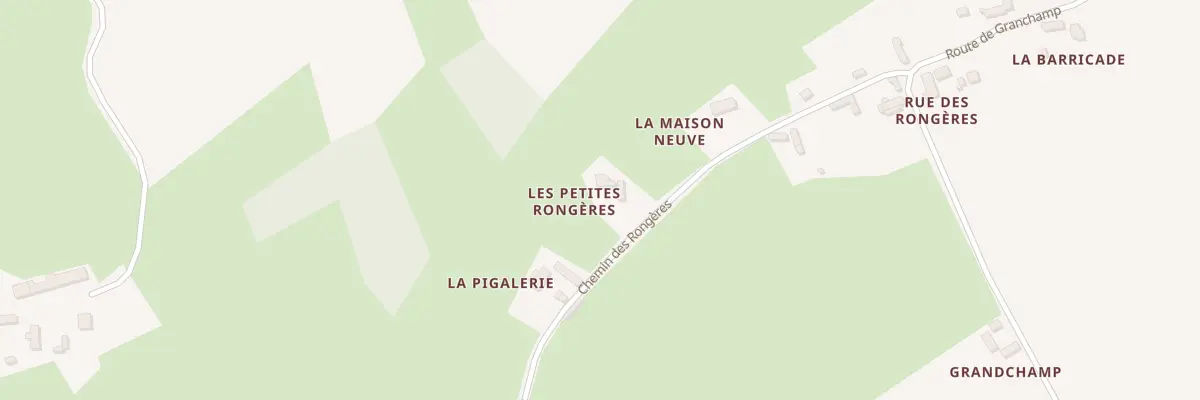 Plan du 188 Che des Rongères à Courcemont