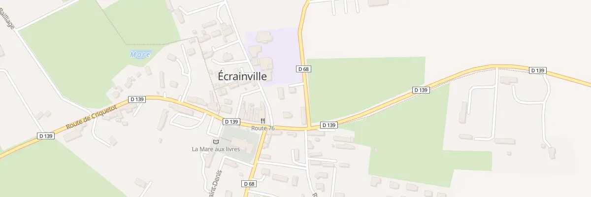 Plan du 67 Rte de Sausseuzemare à Écrainville