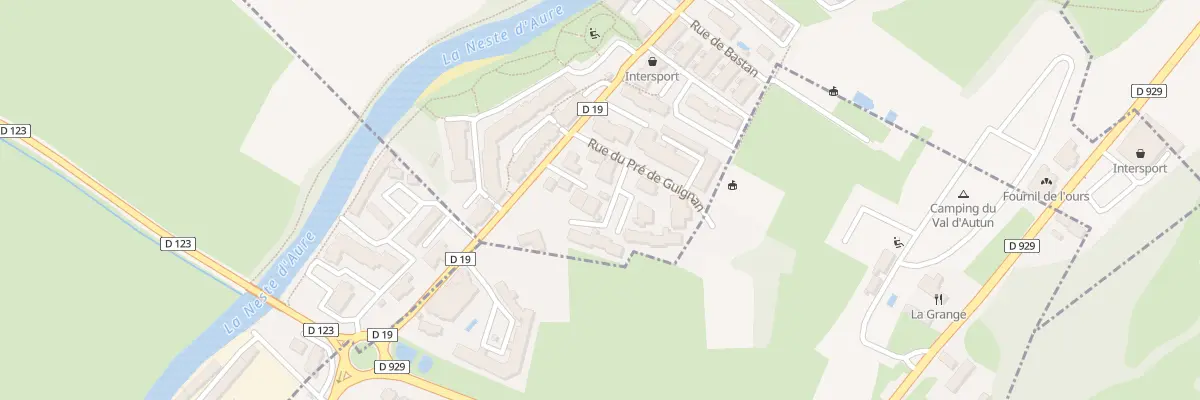 Plan du 5080 Bouzigues à Vielle-Aure