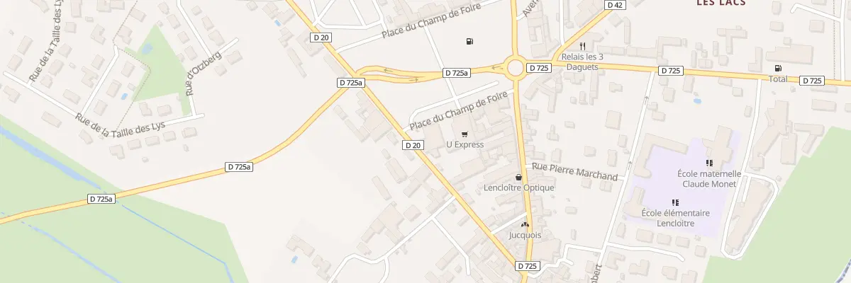 Plan du 8 Rue Louis Pasteur à Lencloître