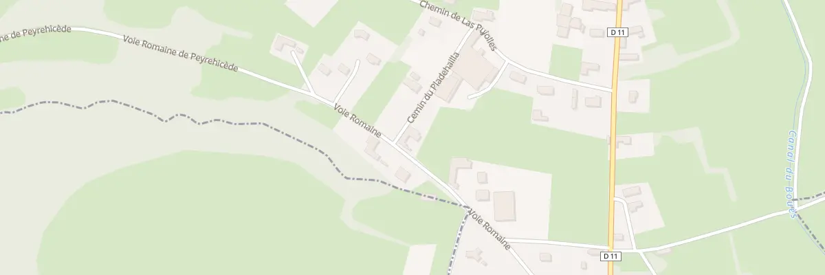 Plan du 604 Voie Romaine à Lutilhous