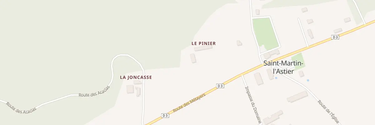 Plan du 16 Le Pinier à Saint-Martin-l’Astier