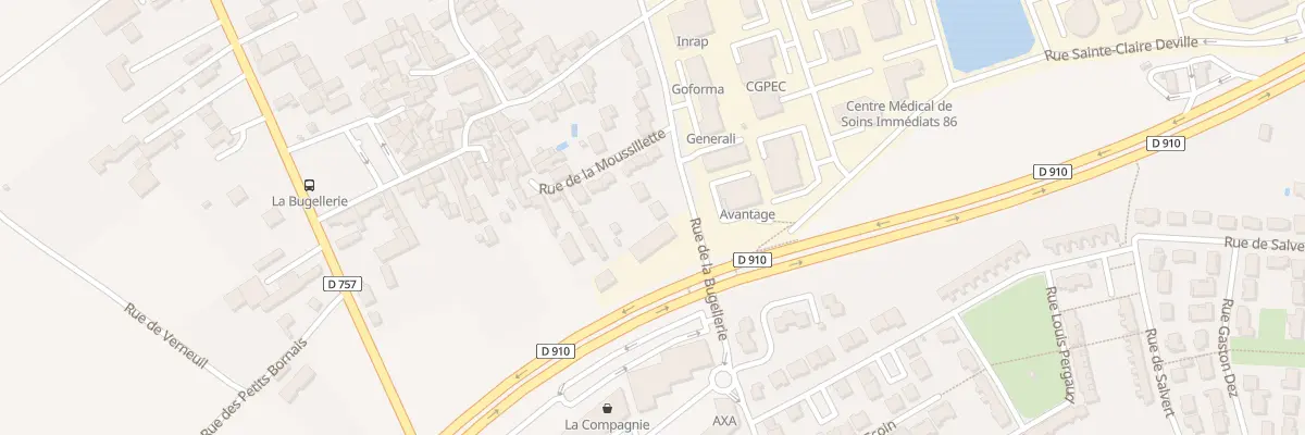 Plan du 115 Rue de la Bugellerie à Poitiers
