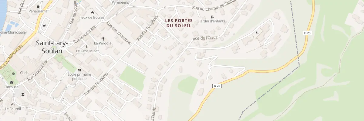 Plan du 3 Rue des Isards à Saint-Lary-Soulan