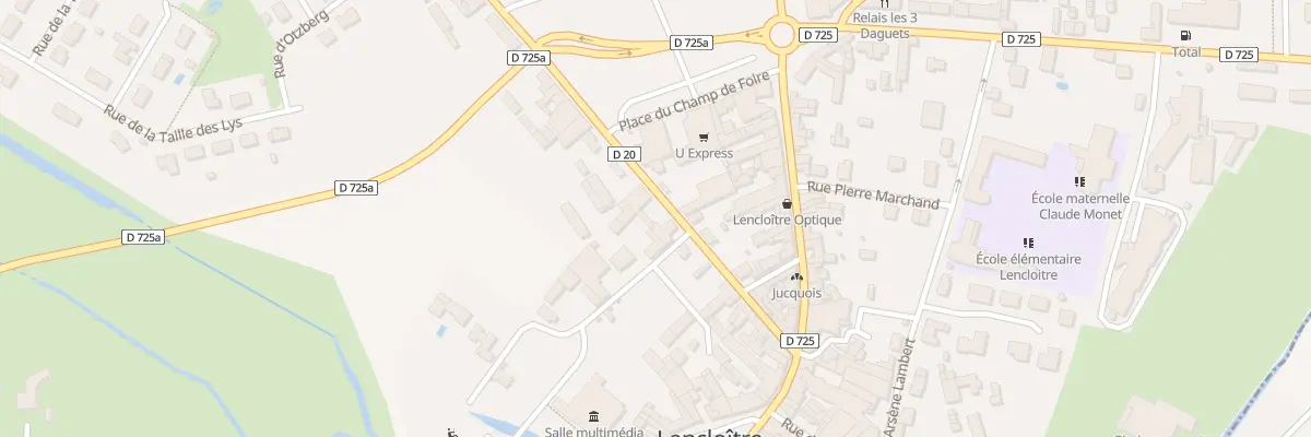 Plan du 13 Rue Louis Pasteur à Lencloître