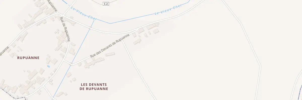 Plan du 2 Les Devants de Rupuanne à Bréhémont