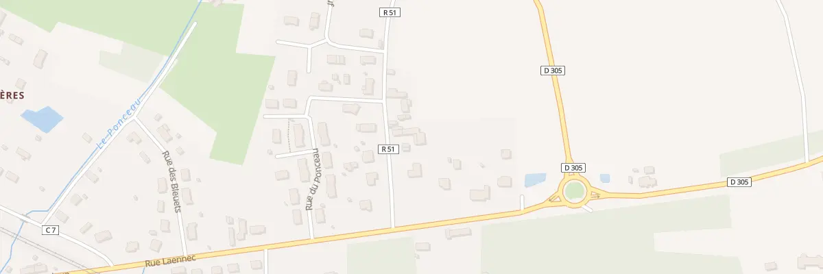 Plan du 51 La Maison Neuve à Vaas