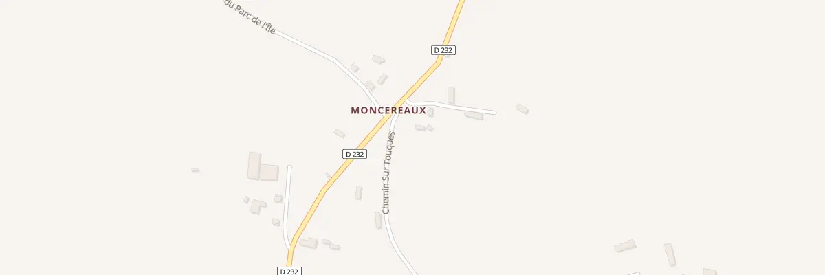 Plan du 33 Moncereaux à Orgères